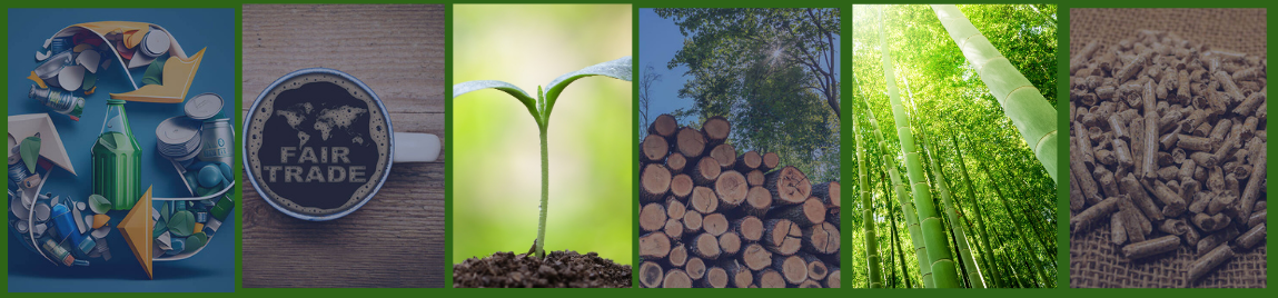 Eco friendly and Fairtrade icons